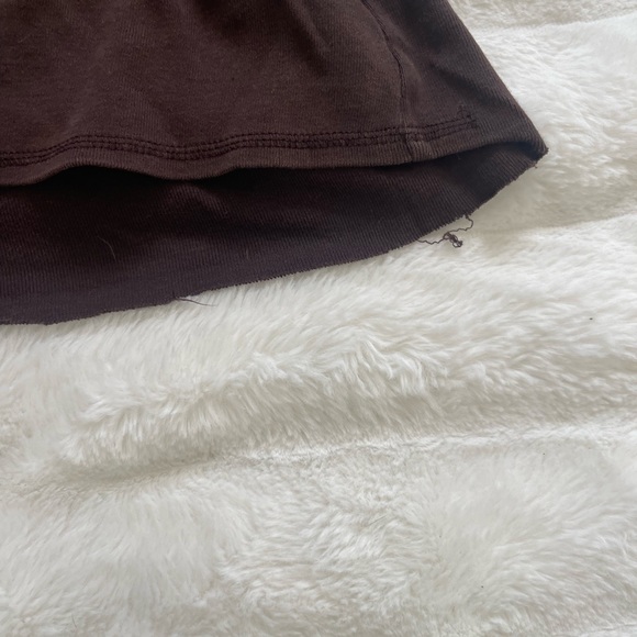 brown tied top - Picture 3 of 3